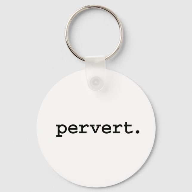 pervert. key ring (Front)