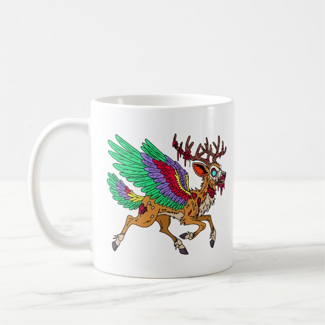 Peryton Zombie Coffee Mug (Left)