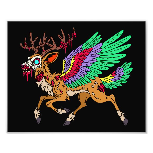 Peryton Zombie Photo Print (Front)