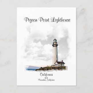 PESCADERO POINT LIGHTHOUSE - POSTCARD