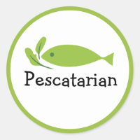 Pescatarian Diet Fish Ecological Green Food Label