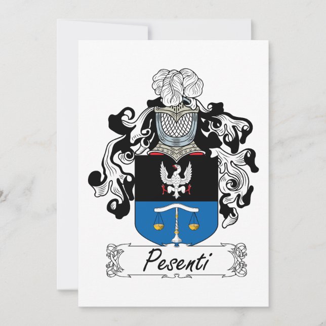 Pesenti Family Crest (Front)