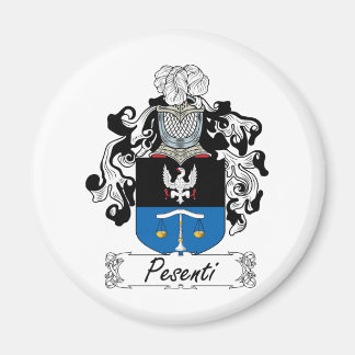 Pesenti Family Crest Magnet