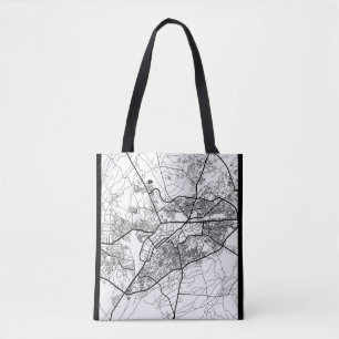 Peshawar Pakistan City Map Tote Bag