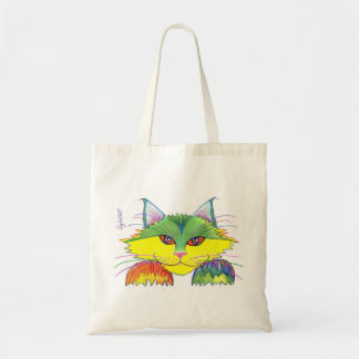 PESKY CAT copyright 2003 SylviART tote bag