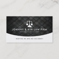 Pesonal Injury Law Firm Business Cards