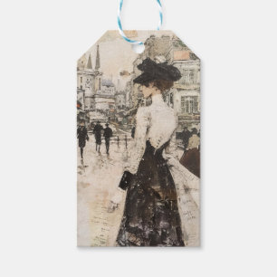 Pesonalized French Art  Gift Tags