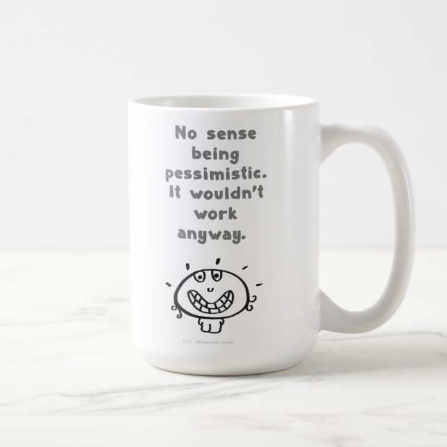 pessimistic coffee mug (Right)