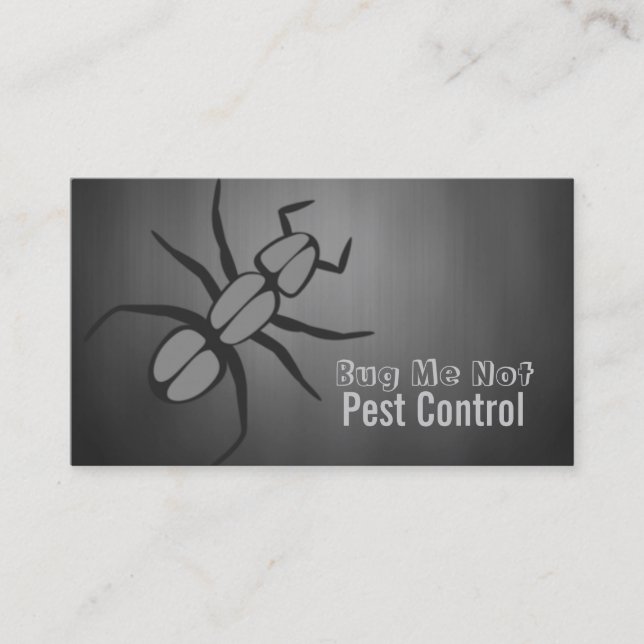 Pest Control, Bugs Business Card (Front)