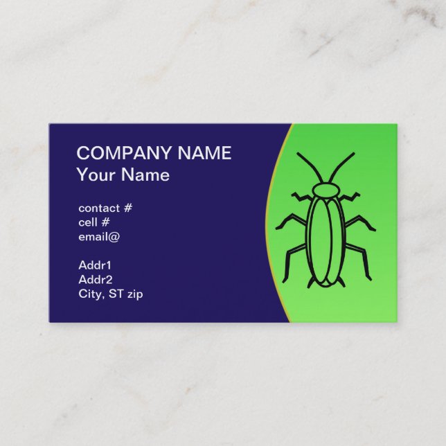 pest control business card (Front)