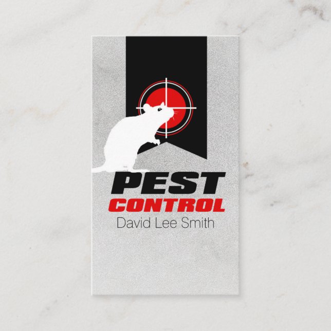 Pest control business card (Front)