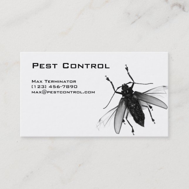 Pest Control Business Card Fly (Front)