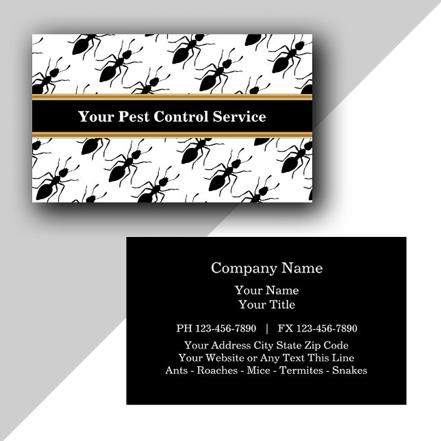Pest Control Business Cards (Creator Uploaded)