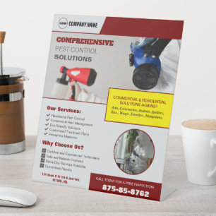Pest Control Business Pedestal Sign