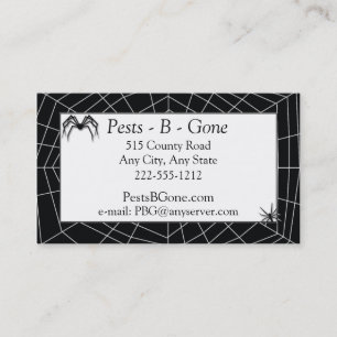 Pest Control Extermination Business Card