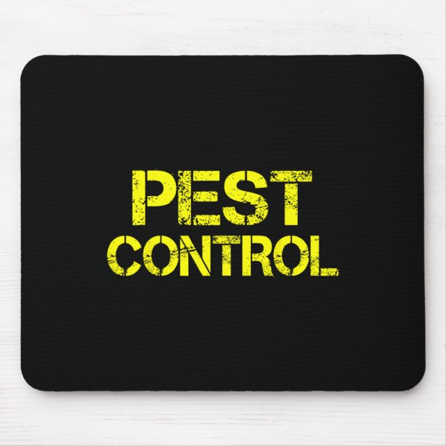 Pest Control Exterminator Halloween costume  Mouse Pad (Front)