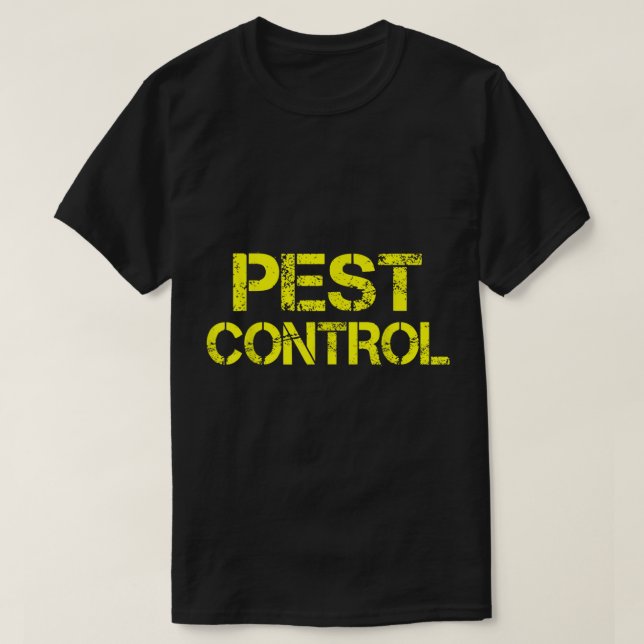 Pest Control Exterminator Halloween Costume  T-Shirt (Design Front)