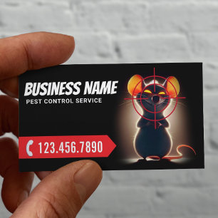 Pest Control Professional Rodent Exterminator Business Card
