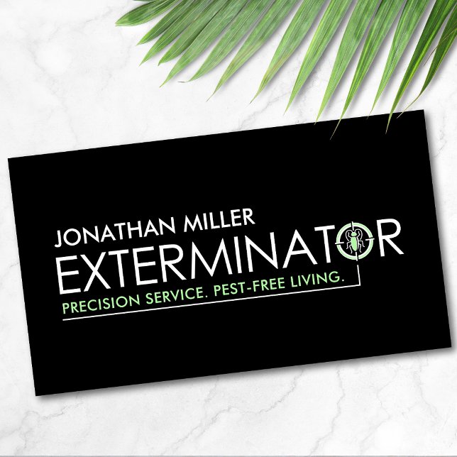 Pest Control Services - Exterminator Business Card (Creator Uploaded)