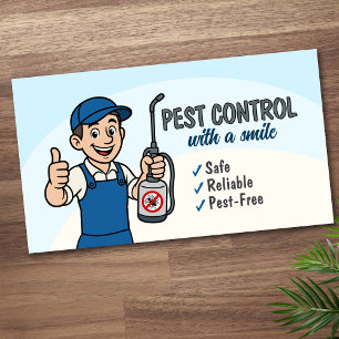 Pest Control Services - Exterminator Business Card