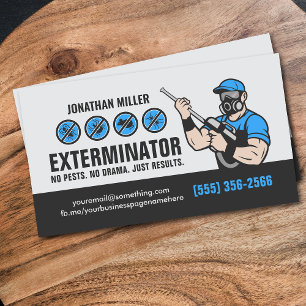 Pest Control Services - Exterminator Business Card