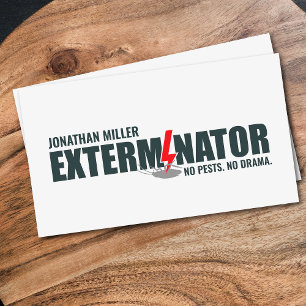 Pest Control Services - Exterminator Business Card