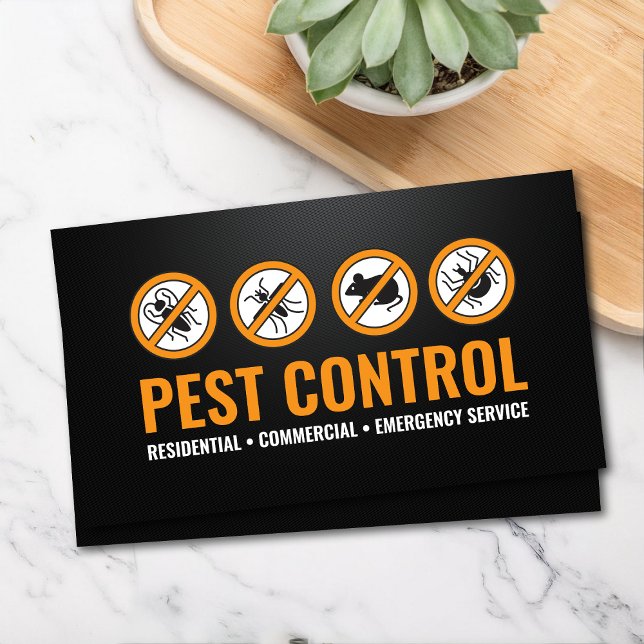 Pest Control Services - Exterminator Business Card (Creator Uploaded)