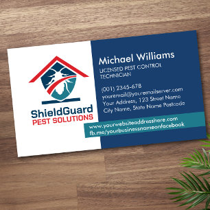Pest Control Services - Exterminator Business Card