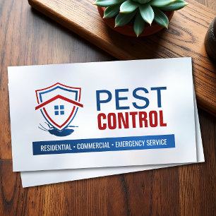 Pest Control Services - Exterminator Business Card