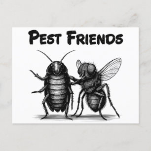Pest Friends BFF Holiday Postcard
