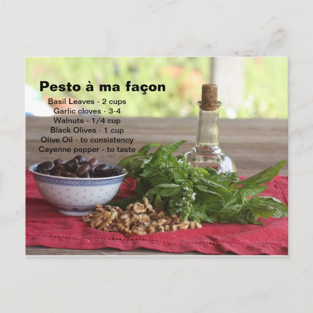 Pesto Postcard (Front)