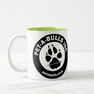 Pet-A-Bulls Two-Tone Coffee Cup