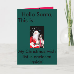 Pet a friend Christmas card