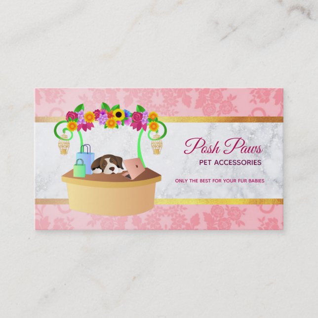 Pet Accesories Business Cards (Front)