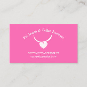 Pet Accessories Leash Collar Business Card