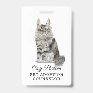 Pet Adoption Counsellor Badge ID Badge