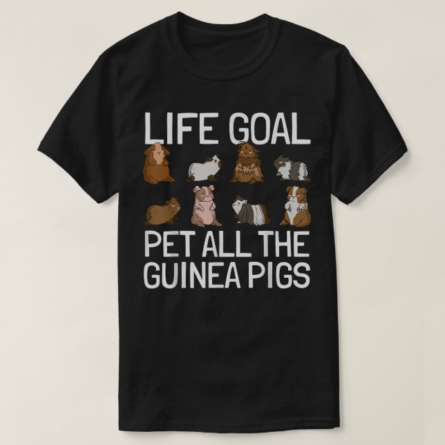 Pet All Guinea Pigs  T-Shirt (Design Front)