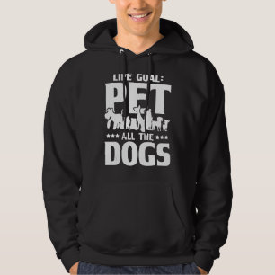 Pet All The Dogs  Dog Trainer Dog Breeder Shelter  Hoodie
