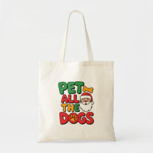 Pet All the Dogs T-Shirt Tote Bag