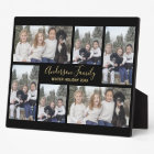 Pet and Family Photo Template Black Gold