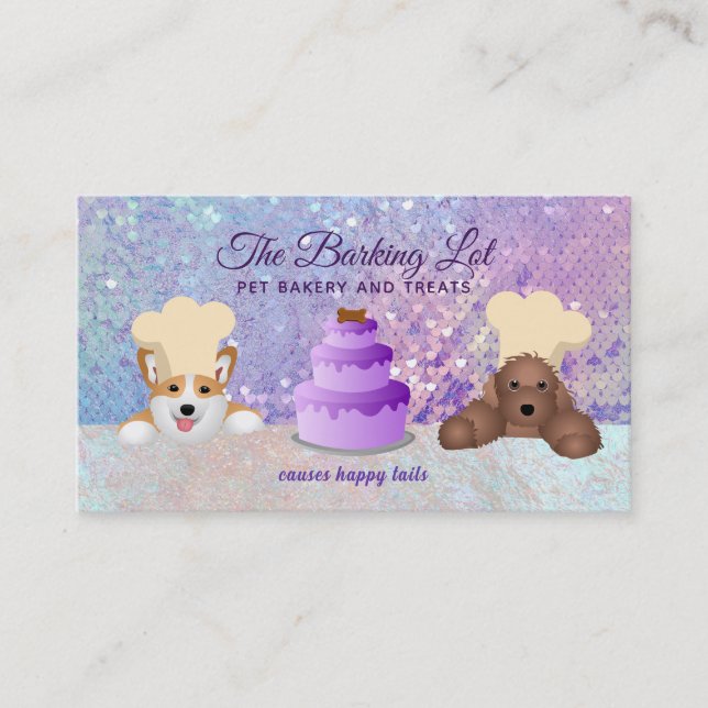 Pet Bakery Business Cards (Front)