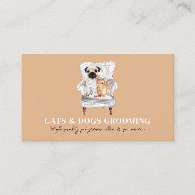Pet Bakery Treat Orders Business Card (Front)