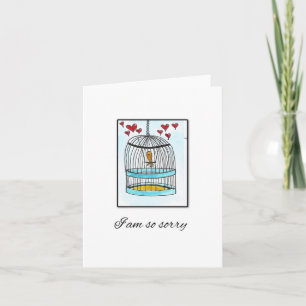 Pet Bird, Pet Sympathy Card