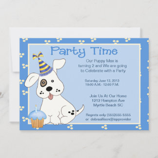 Pet Birthday Party Invitation