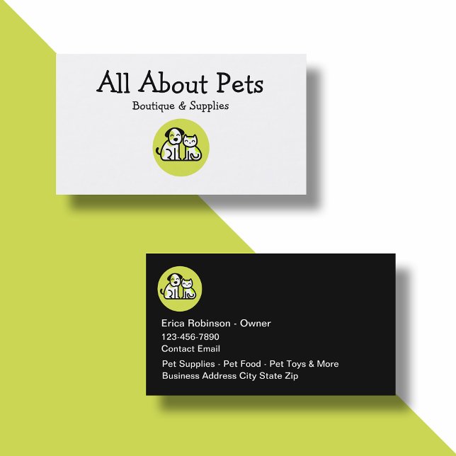 Pet Boutique And Supplies Business Cards  (Creator Uploaded)