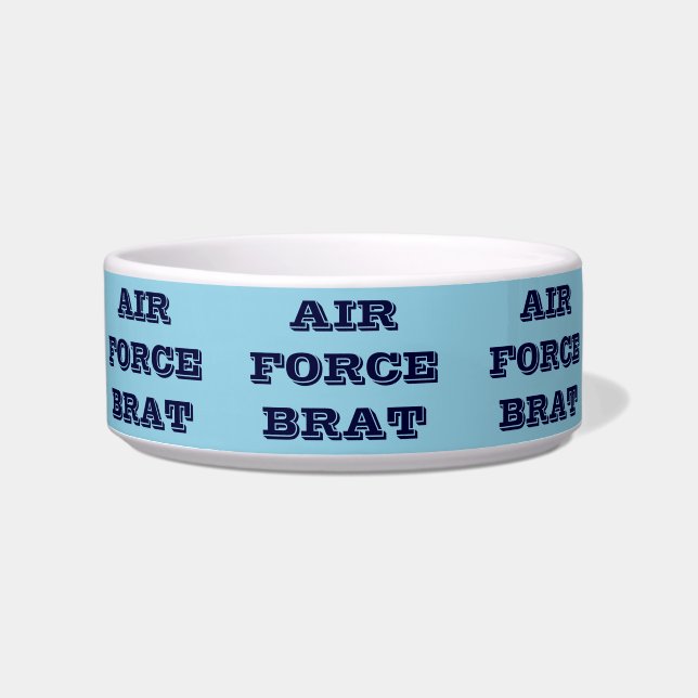 Pet Bowl Air Force Brat (Front)