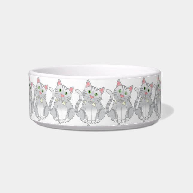 Pet Bowl/Cat with Fish Bowl (Right)