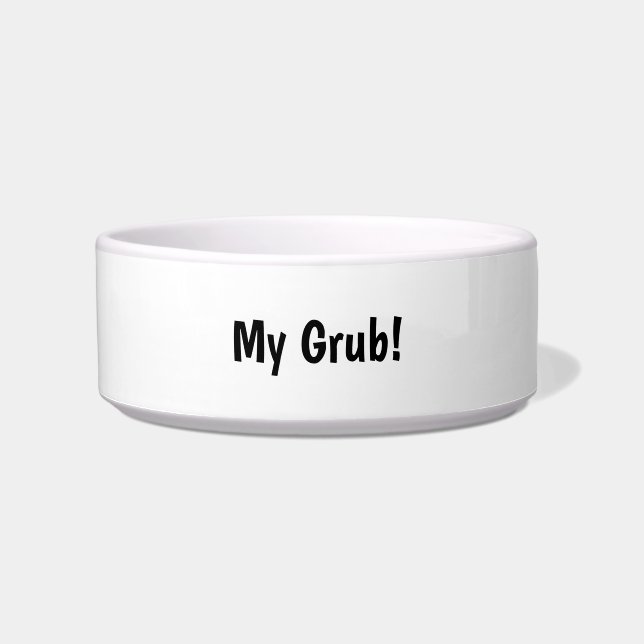 PET BOWL CERAMIC STYLE DESIGN (Front)