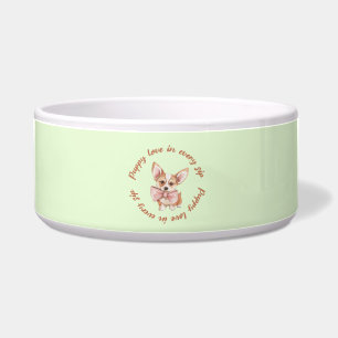 pet bowl Cute Dog Lover