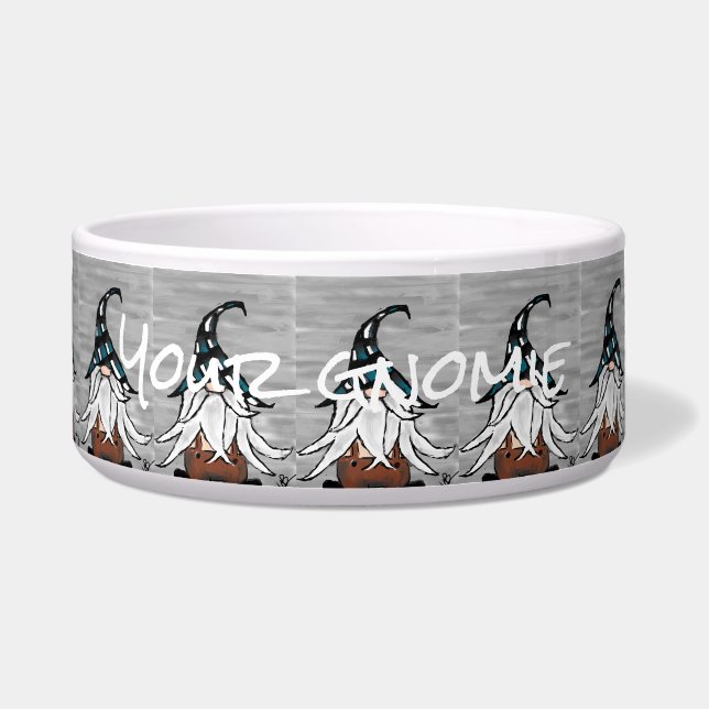 Pet bowl food water gnome (Front)
